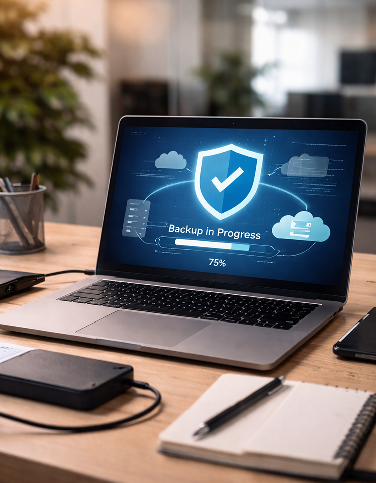 Business data backup and recovery